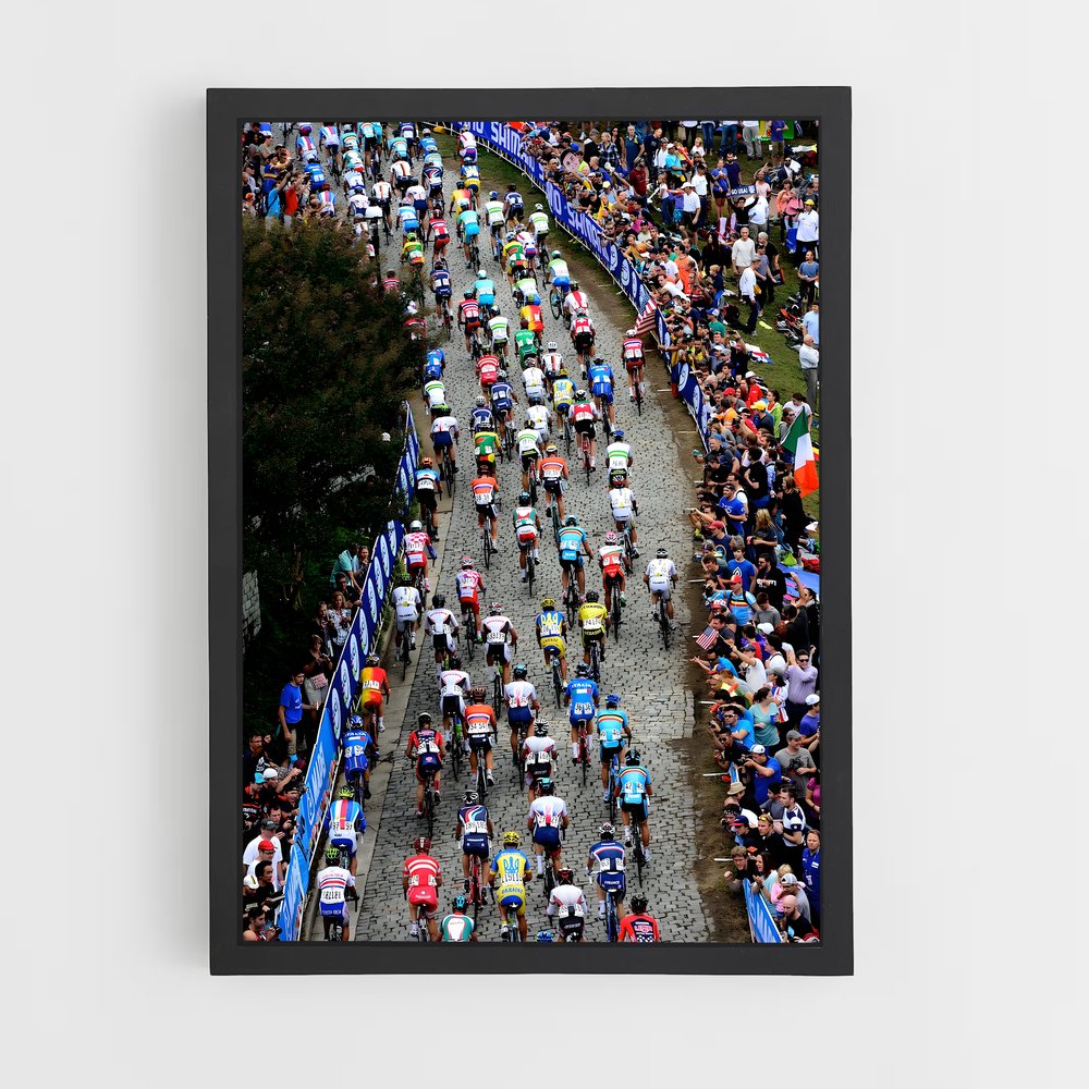 Poster Paves de la Victoire – affiche Cyclisme (vue 2)